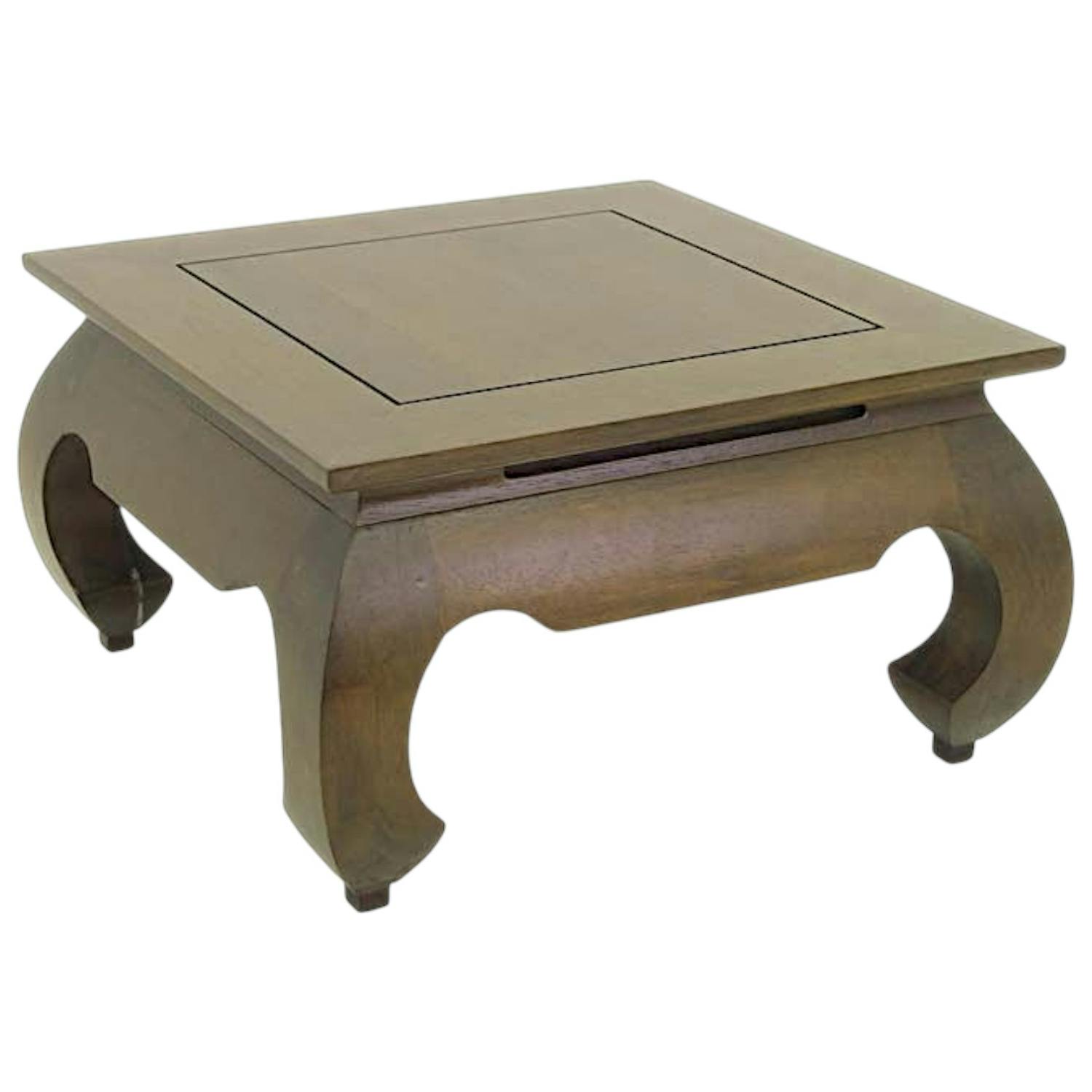 Table basse en bois massif - Style exotique