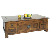 Table basse en bois massif - Style exotique