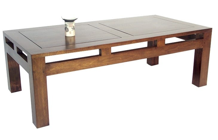 Table basse en bois massif - Style moderne