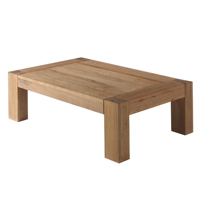 Table basse en chêne - Style contemporain