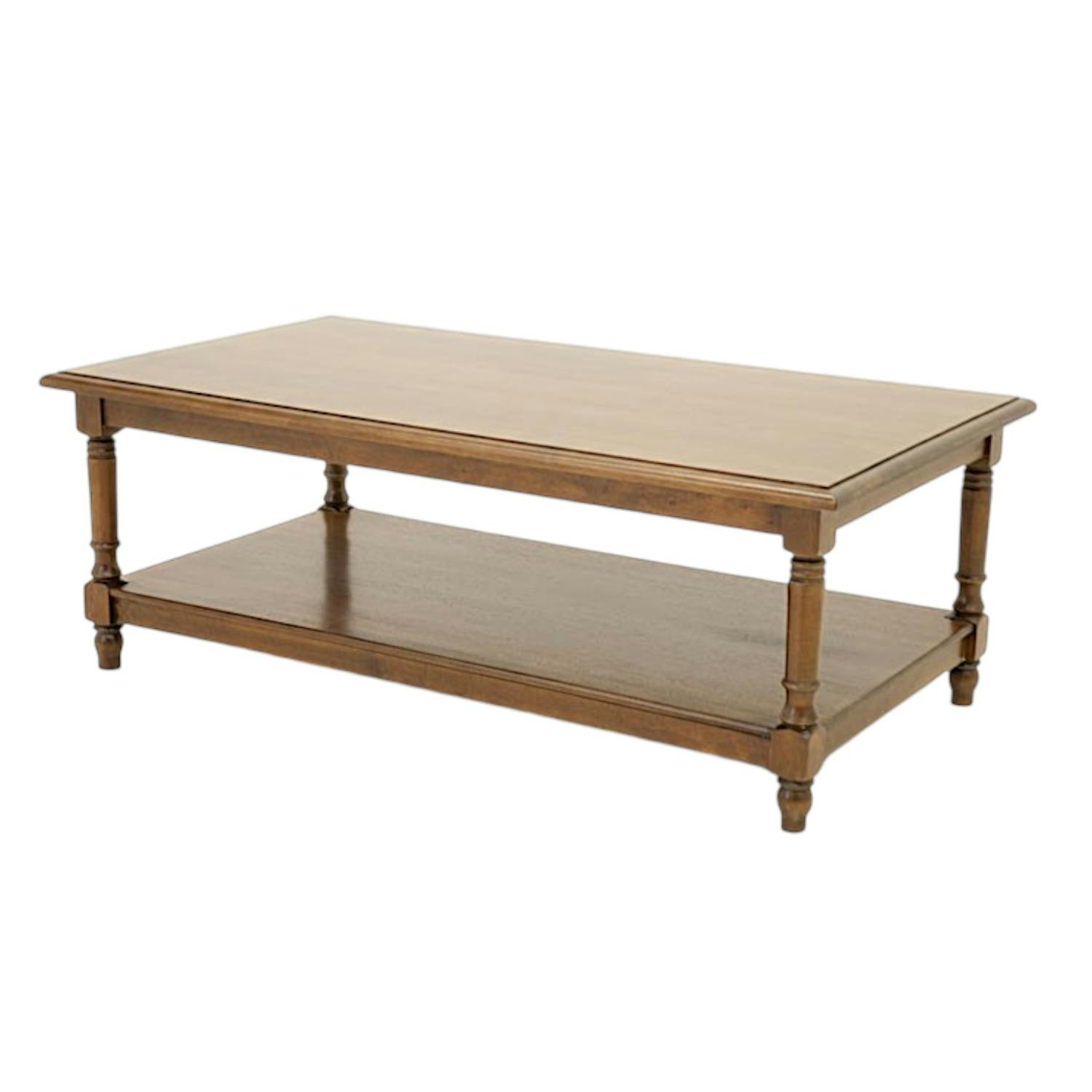 Table basse en bois massif - Style traditionnel