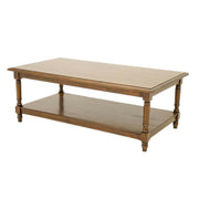 Table basse en bois massif - Style traditionnel