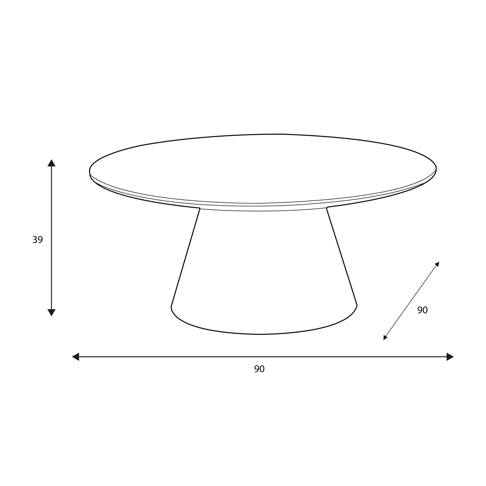 Table basse Horizon en céramique | LIGNART