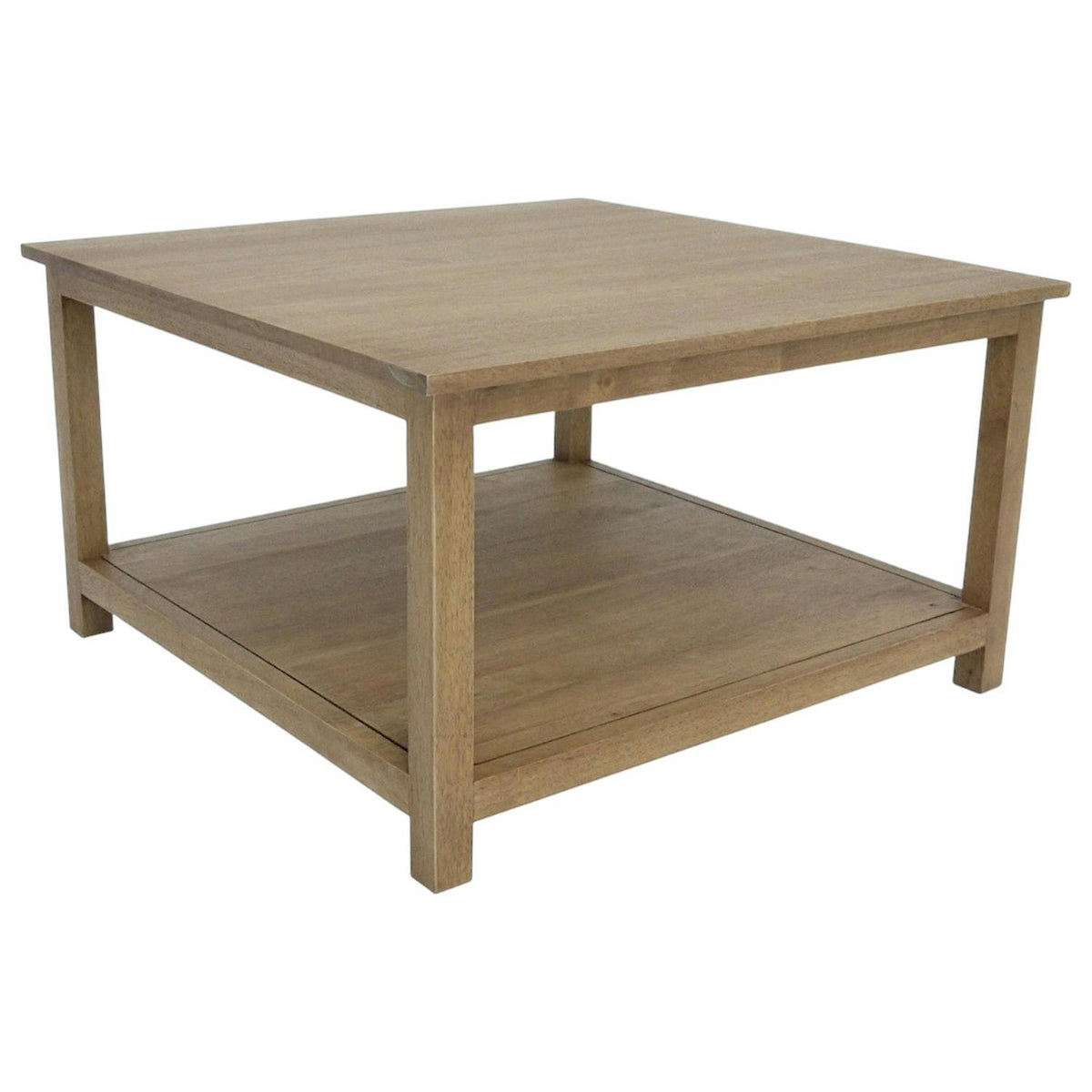 TABLE BASSE TRADITION carrée 70cm 2 niveaux