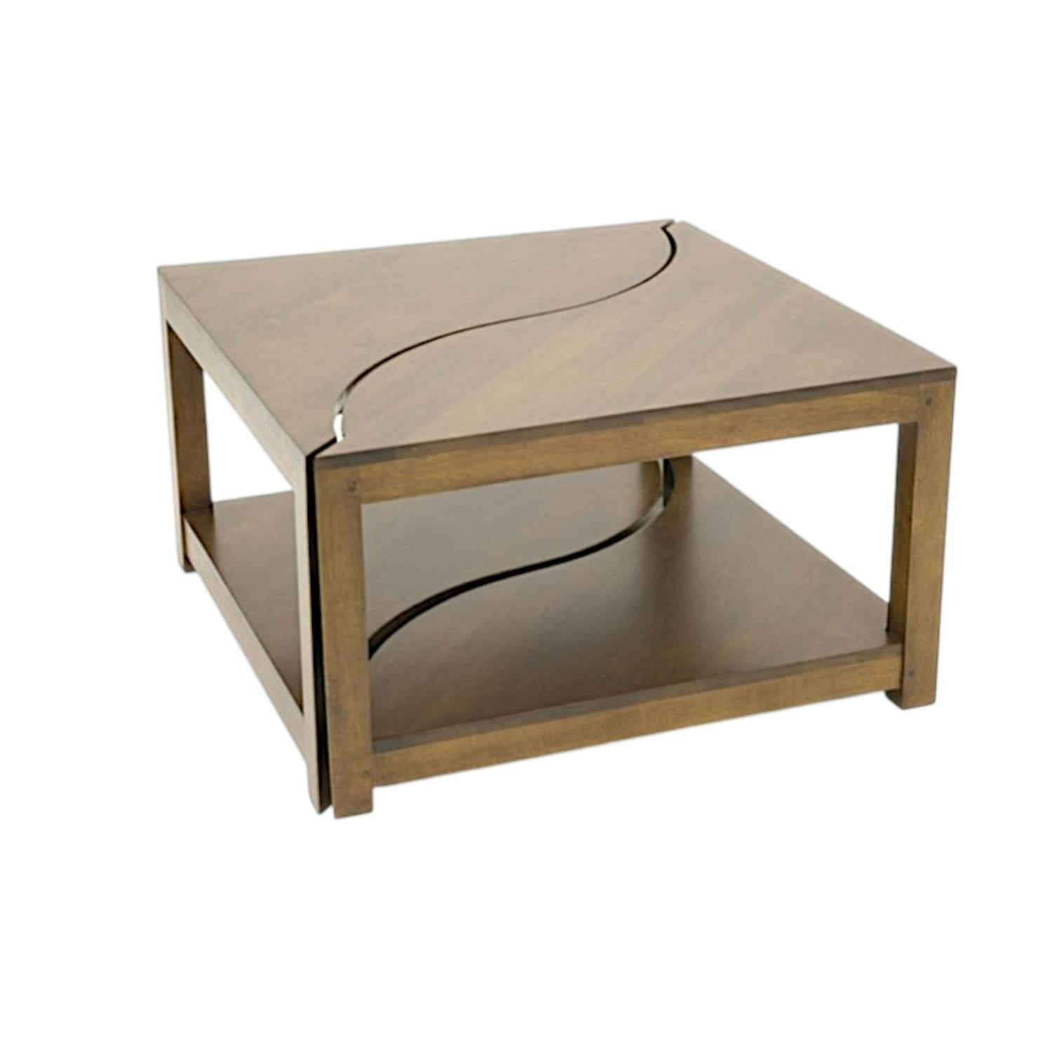 Table basse en bois massif - Style exotique