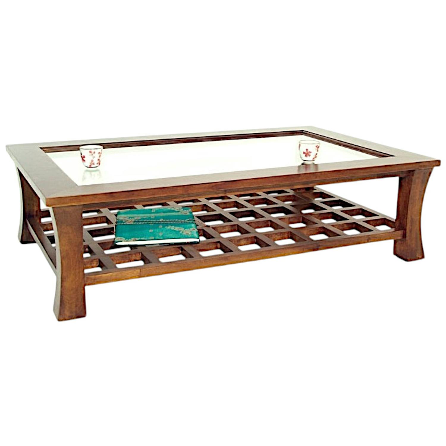 Table basse en bois massif - Style moderne