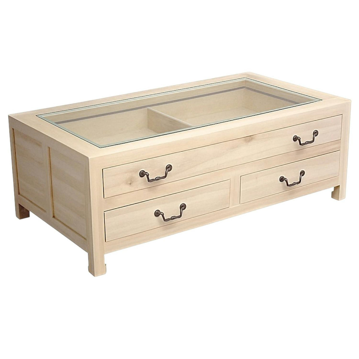 Table basse en bois massif - Style asiatique