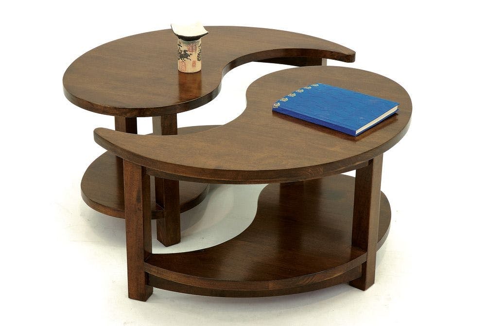 Table basse en bois massif - Style moderne