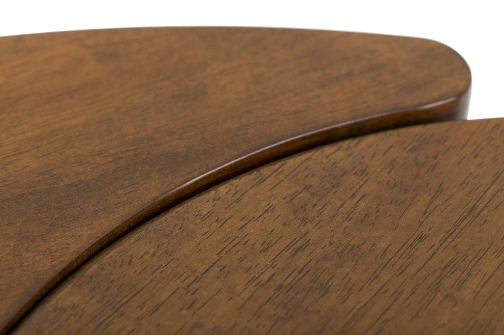 Table basse Ying Yang hévéa D80cm MAORI
