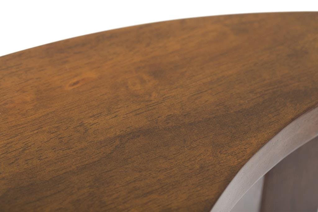 Table basse Ying Yang hévéa D80cm MAORI