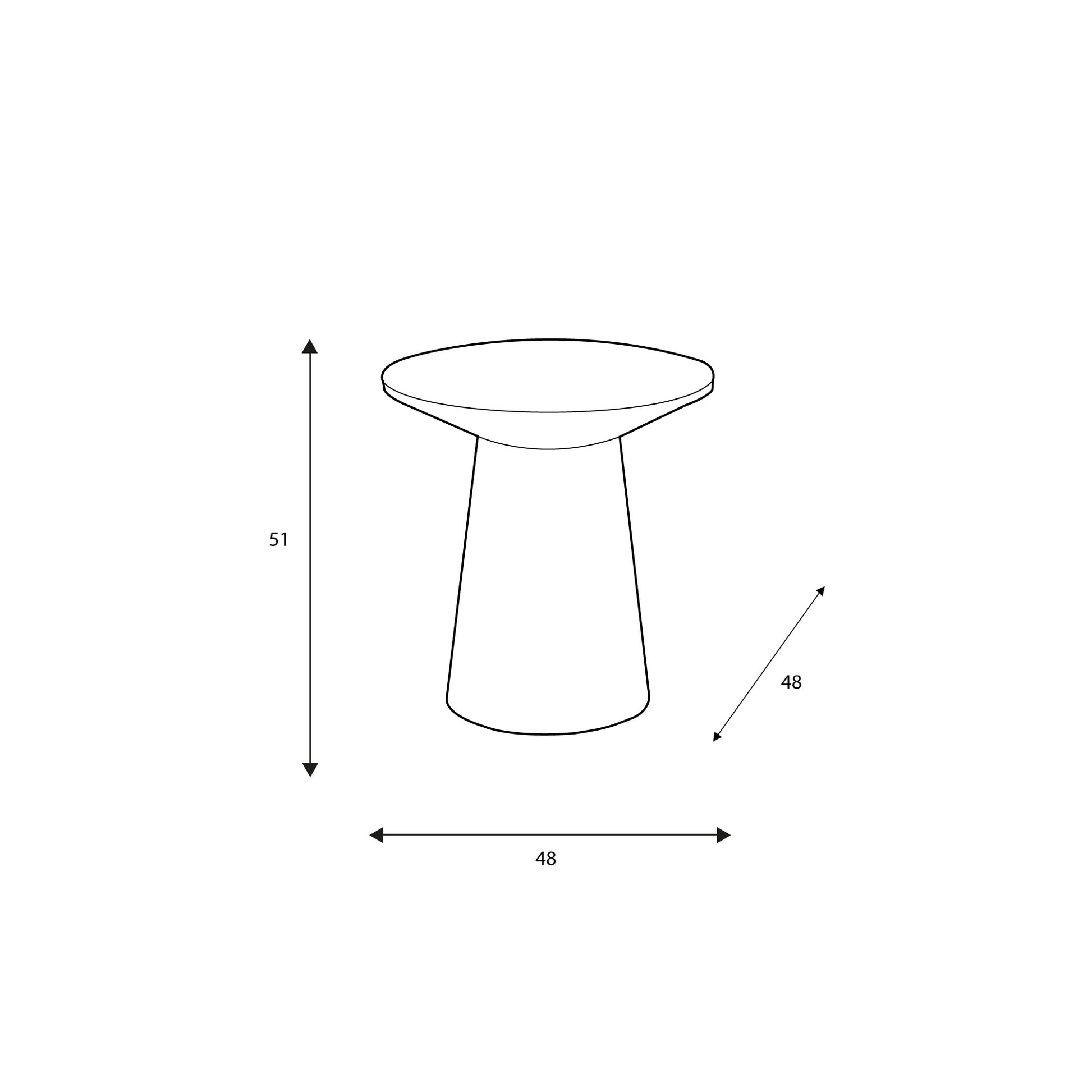 421 3105 Table D Appoint Clarice Diametre 48 Cm Bois Ceramique Castle Line.Html – Noyer – Taille standard