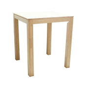 Table de Bar carrée Hévéa 85x85x105cm HELENA