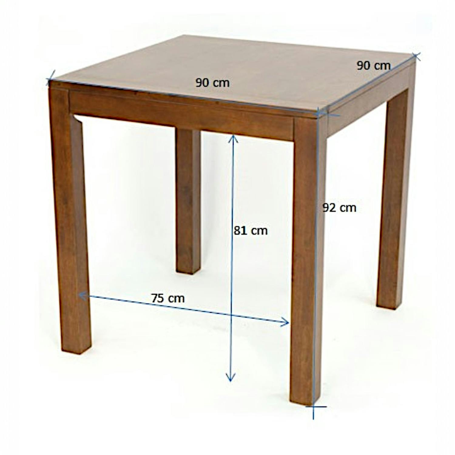 Table de bar hévéa 90cm OLGA