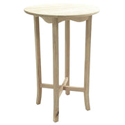 Table haute en bois massif - Style traditionnel