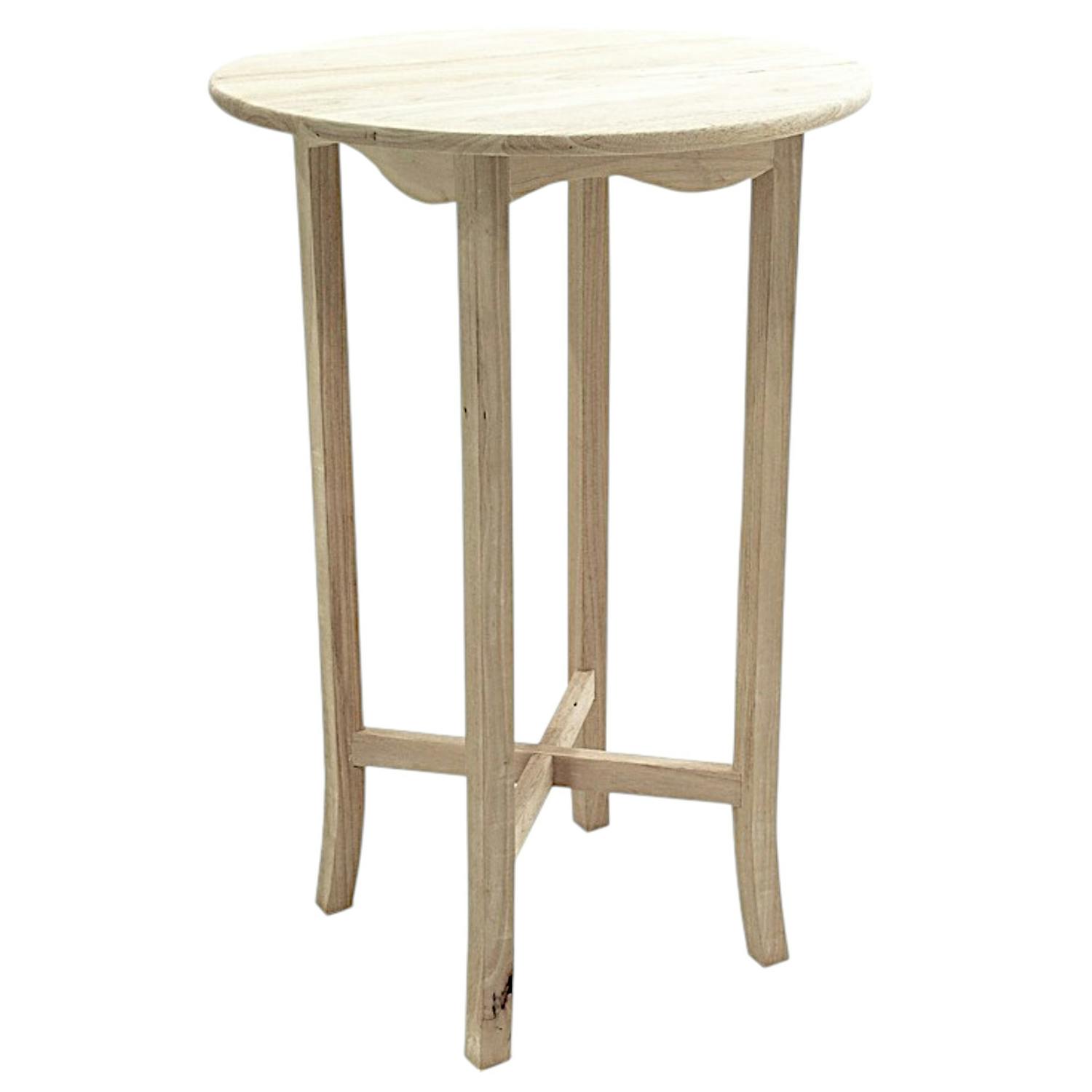 Table haute en bois massif - Style traditionnel