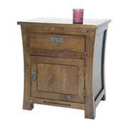 Table de chevet en bois massif - Style asiatique