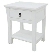 Table de chevet en bois massif - Style colonial