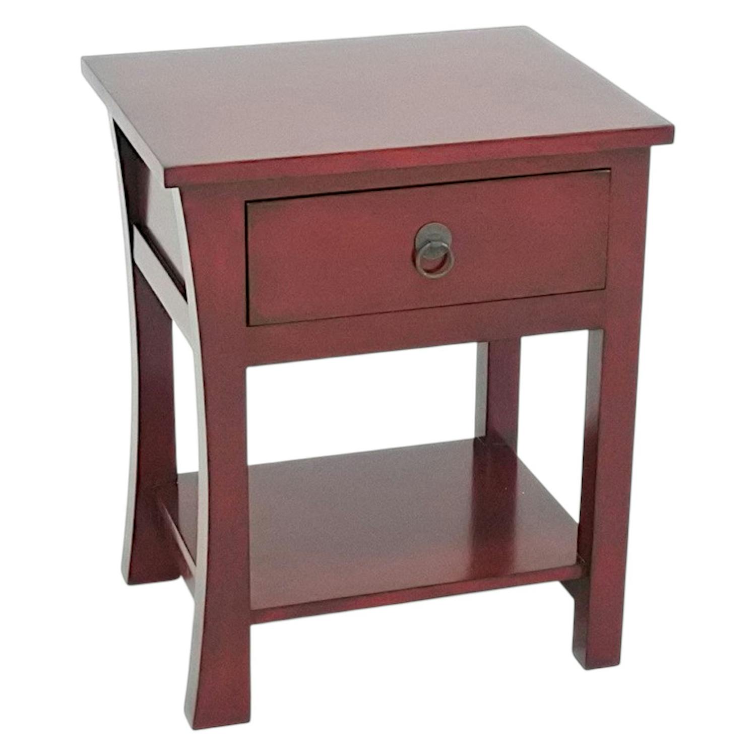 Table de chevet bois massif style colonial modèle 2 MAORI