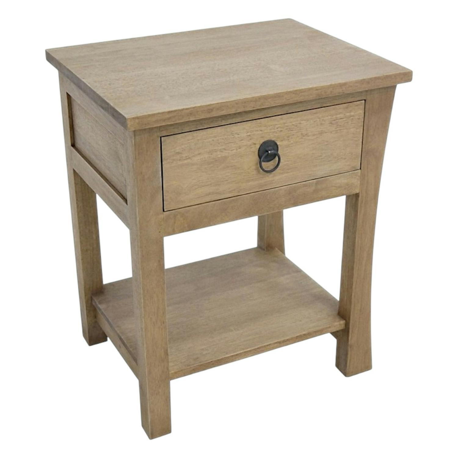 Table de chevet bois massif style colonial modèle 2 MAORI