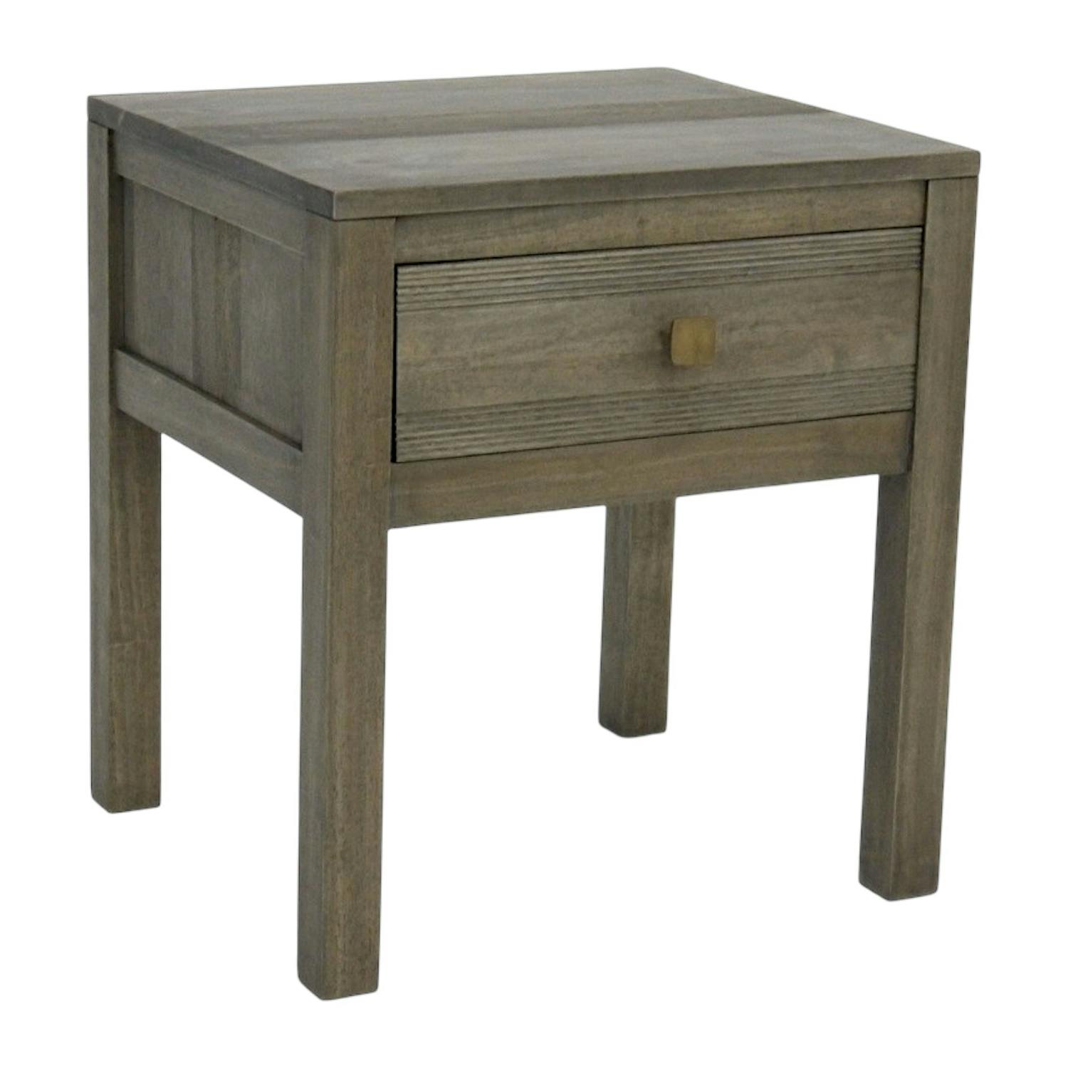 Table de chevet bois style rétro GALA