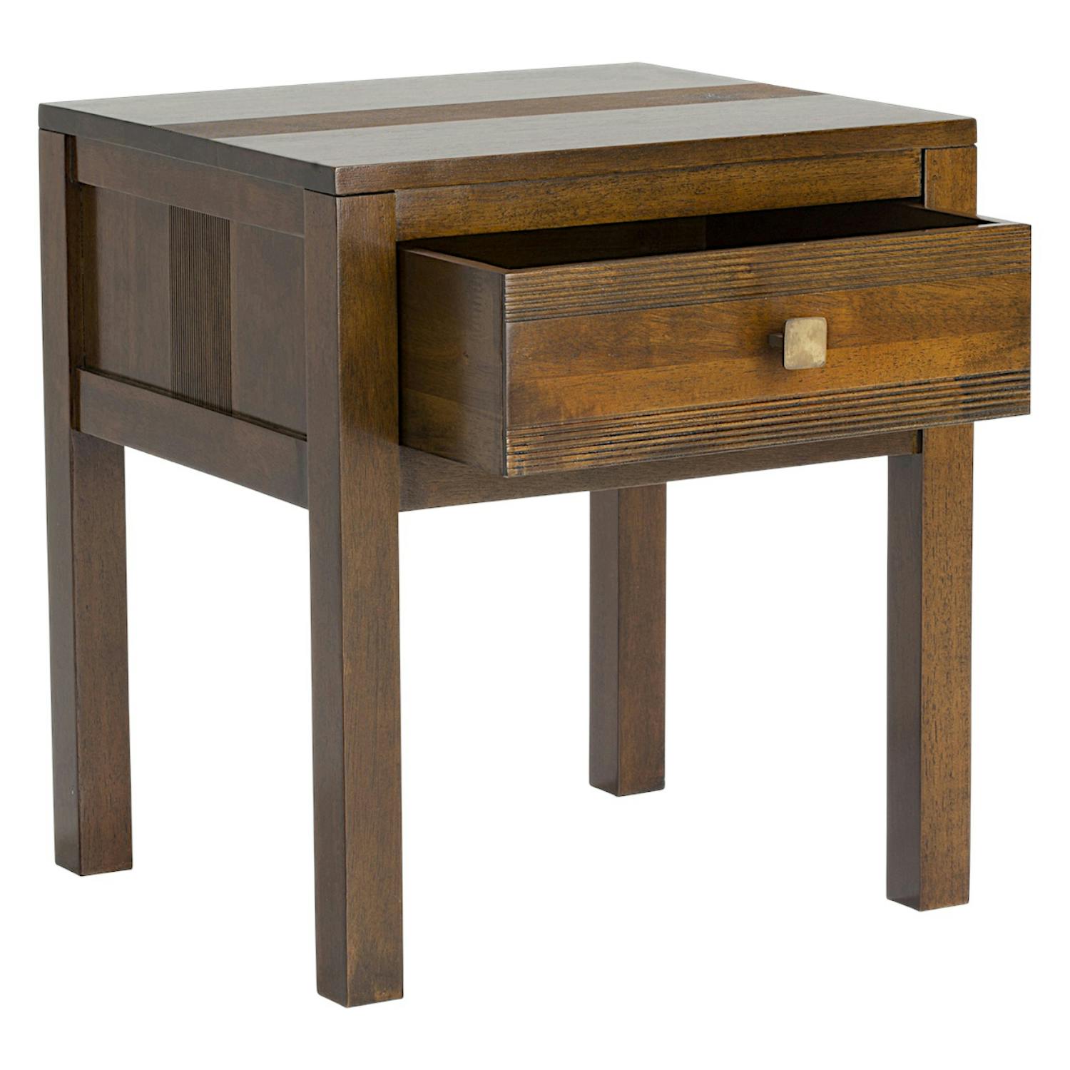 Table de chevet bois style rétro GALA