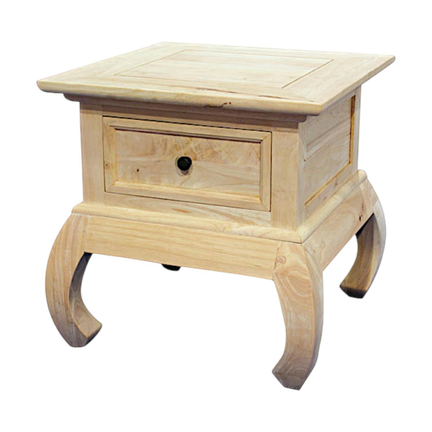 Table de chevet en bois massif - Style moderne