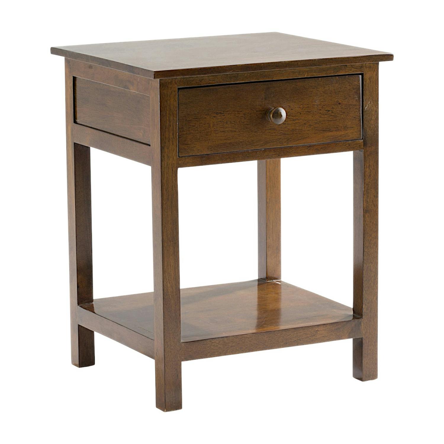 Table de chevet en bois massif - Style traditionnel