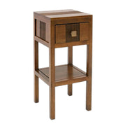 Table de chevet en bois massif - Style exotique