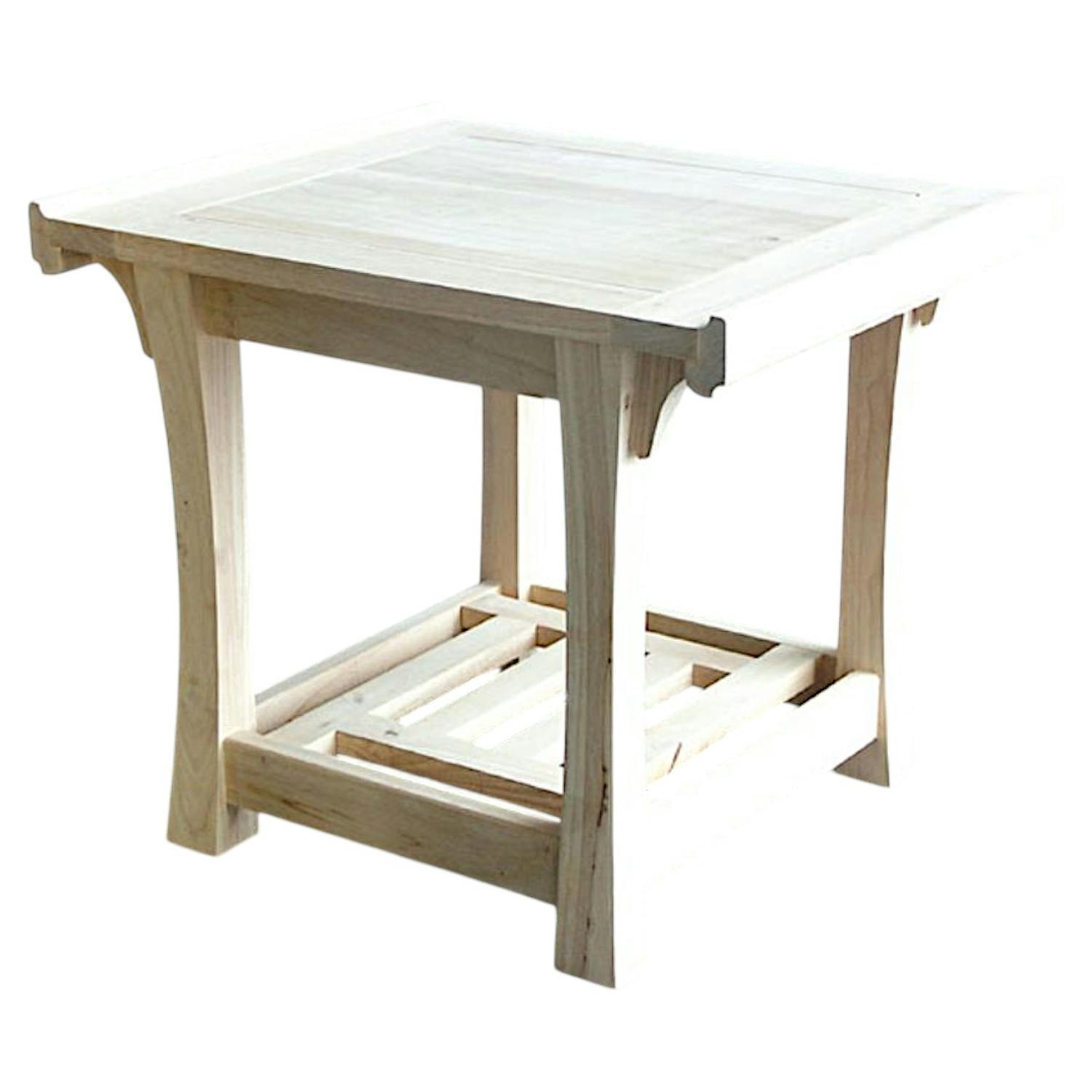 Table de chevet hévéa 60x50x51cm MAORI