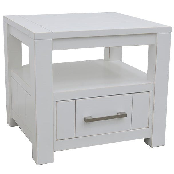 Table de chevet en bois massif - Style moderne