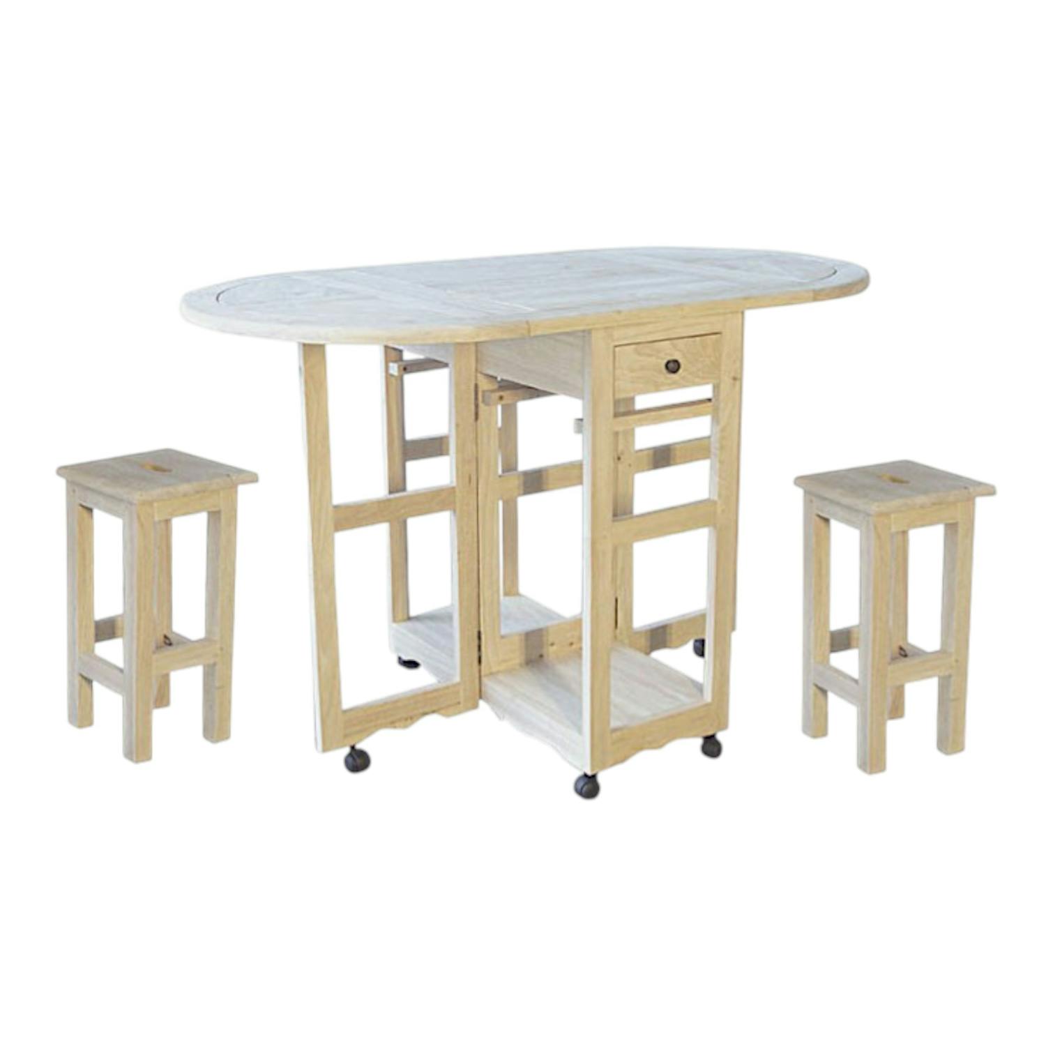 Table de repas en bois massif - Style traditionnel