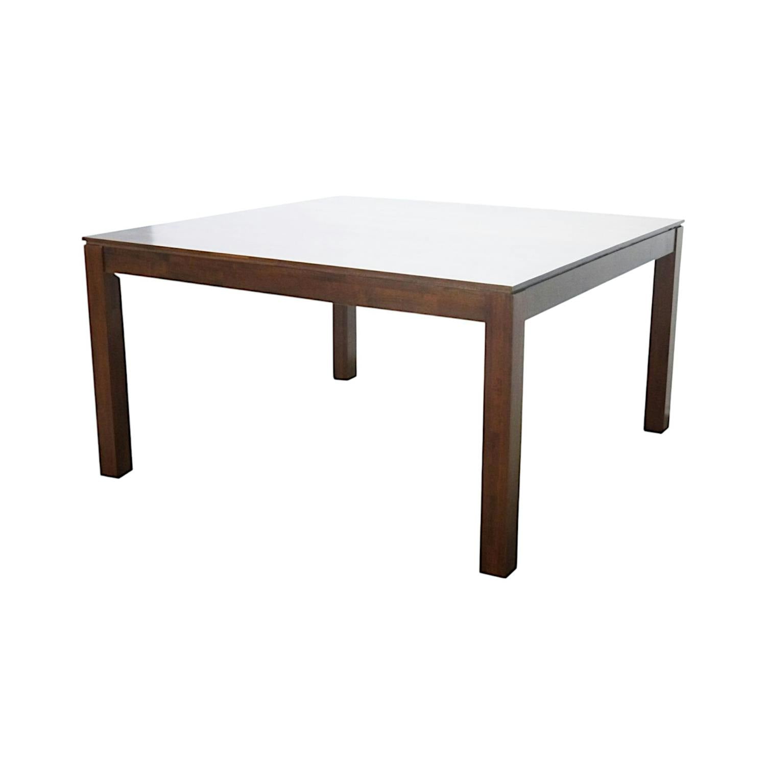 Table de repas carrée Hévéa 130x130x76cm HELENA