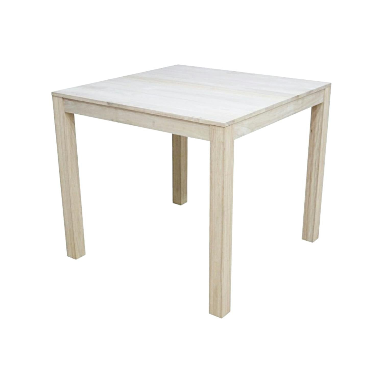 Table de repas carrée Hévéa 85x85x76cm GALA