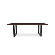 220 1347 Table De Repas En Chene Massif Dima Avec Pieds Metal Noir.Html – Wenge Oak – 76 x 240 x 100 cm