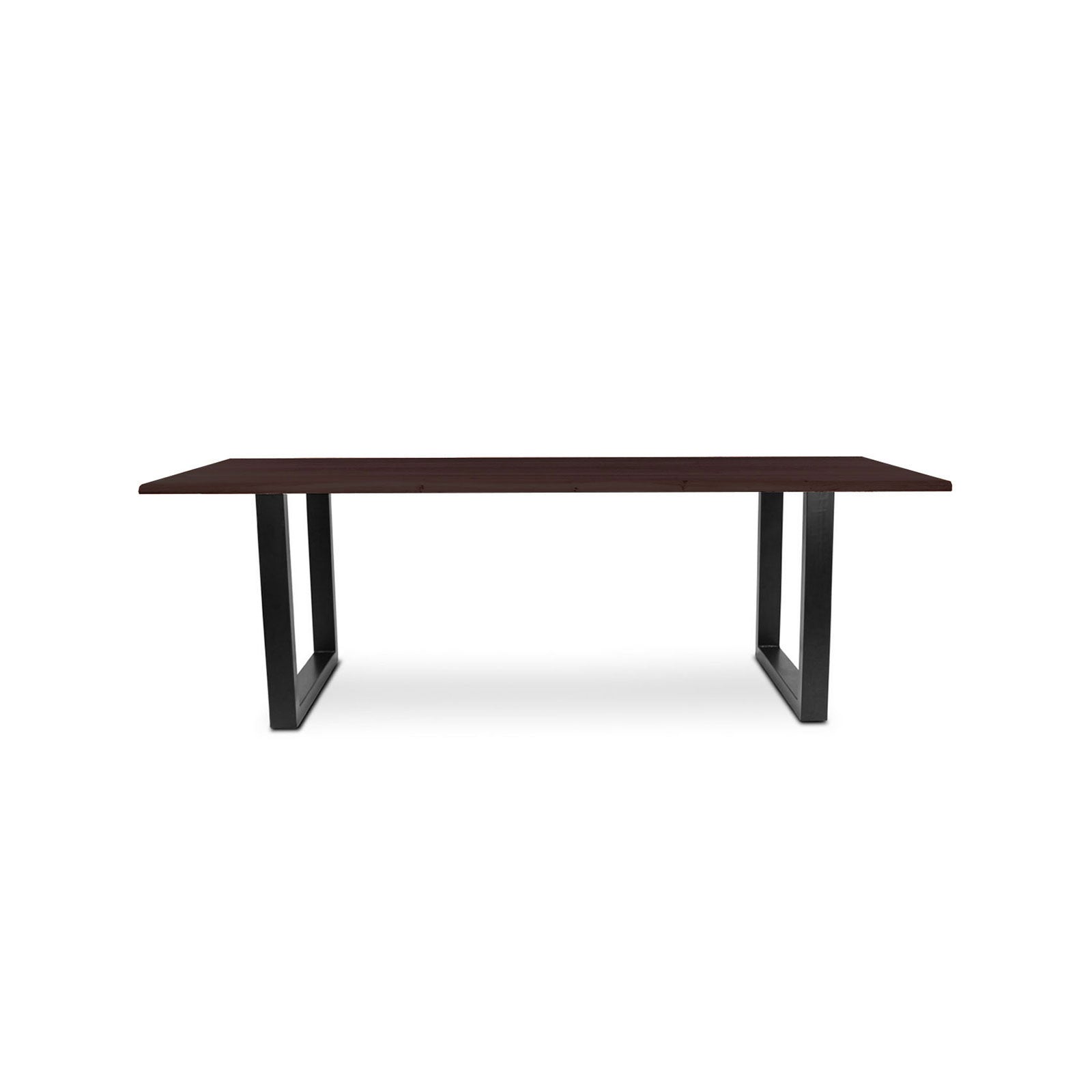 220 1347 Table De Repas En Chene Massif Dima Avec Pieds Metal Noir.Html – Wenge Oak – 76 x 240 x 100 cm
