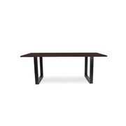 220 1347 Table De Repas En Chene Massif Dima Avec Pieds Metal Noir.Html – Wenge Oak – 76 x 220 x 100 cm