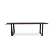 220 1347 Table De Repas En Chene Massif Dima Avec Pieds Metal Noir.Html – Wenge Oak – 76 x 280 x 100 cm