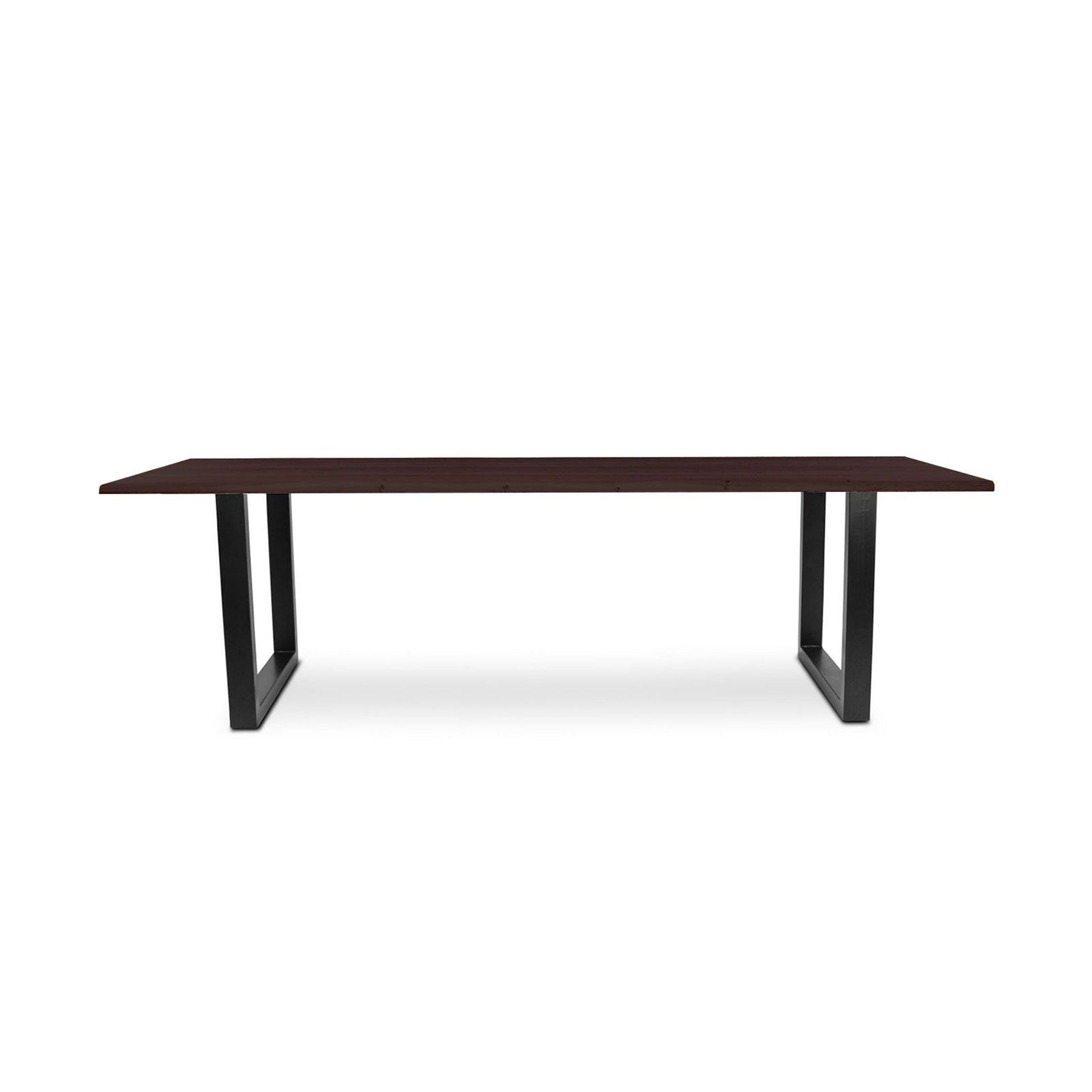 220 1347 Table De Repas En Chene Massif Dima Avec Pieds Metal Noir.Html – Wenge Oak – 76 x 280 x 100 cm