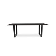 220 1347 Table De Repas En Chene Massif Dima Avec Pieds Metal Noir.Html – Black Oak – 76 x 240 x 100 cm