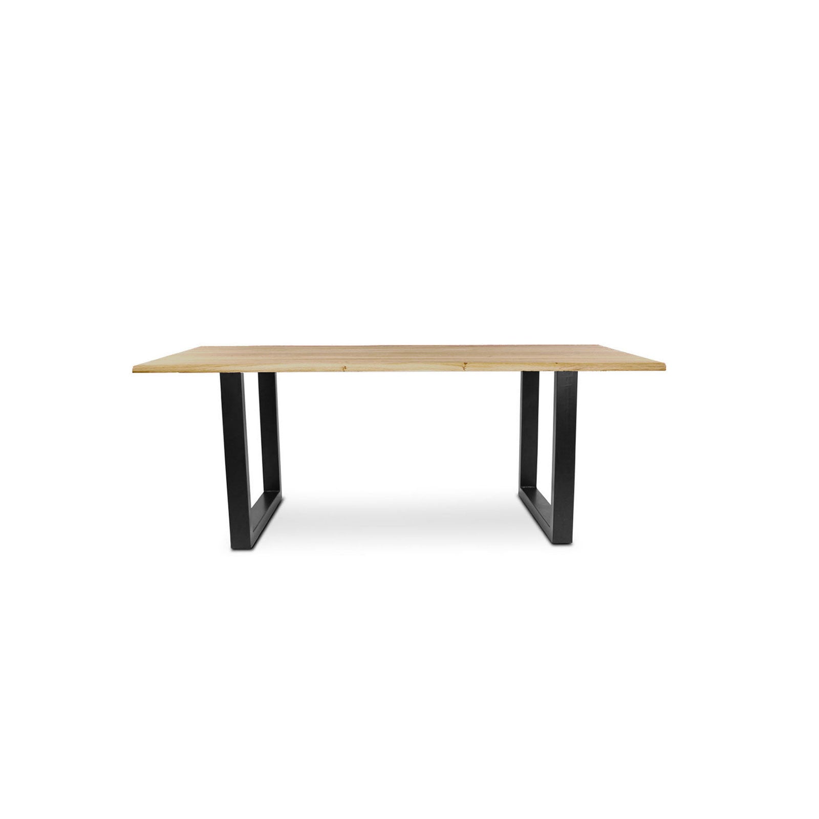 220 1347 Table De Repas En Chene Massif Dima Avec Pieds Metal Noir.Html – Grey wash Oak – 76 x 180 x 100 cm