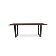 220 1347 Table De Repas En Chene Massif Dima Avec Pieds Metal Noir.Html – Wenge Oak – 76 x 200 x 100 cm