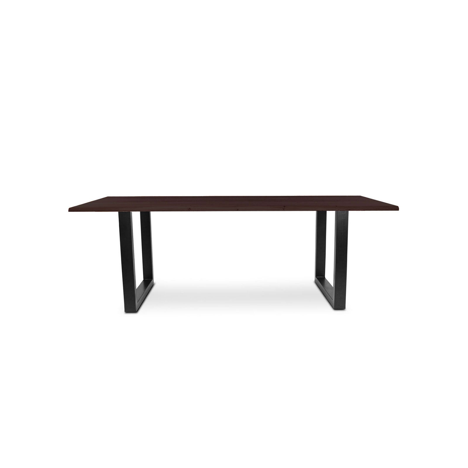 220 1347 Table De Repas En Chene Massif Dima Avec Pieds Metal Noir.Html – Wenge Oak – 76 x 200 x 100 cm