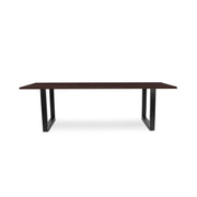 220 1347 Table De Repas En Chene Massif Dima Avec Pieds Metal Noir.Html – Wenge Oak – 76 x 260 x 100 cm
