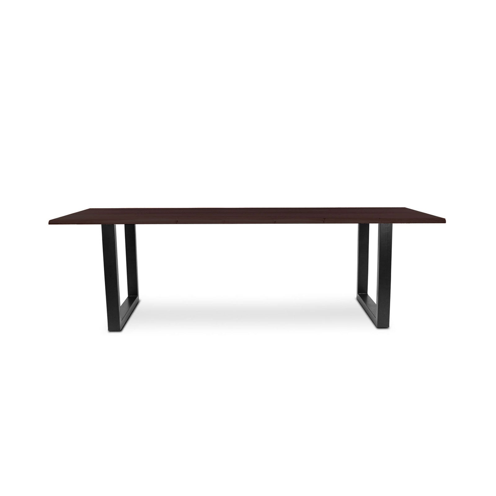 220 1347 Table De Repas En Chene Massif Dima Avec Pieds Metal Noir.Html – Wenge Oak – 76 x 260 x 100 cm