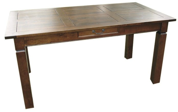 Table à manger en bois massif - Style colonial