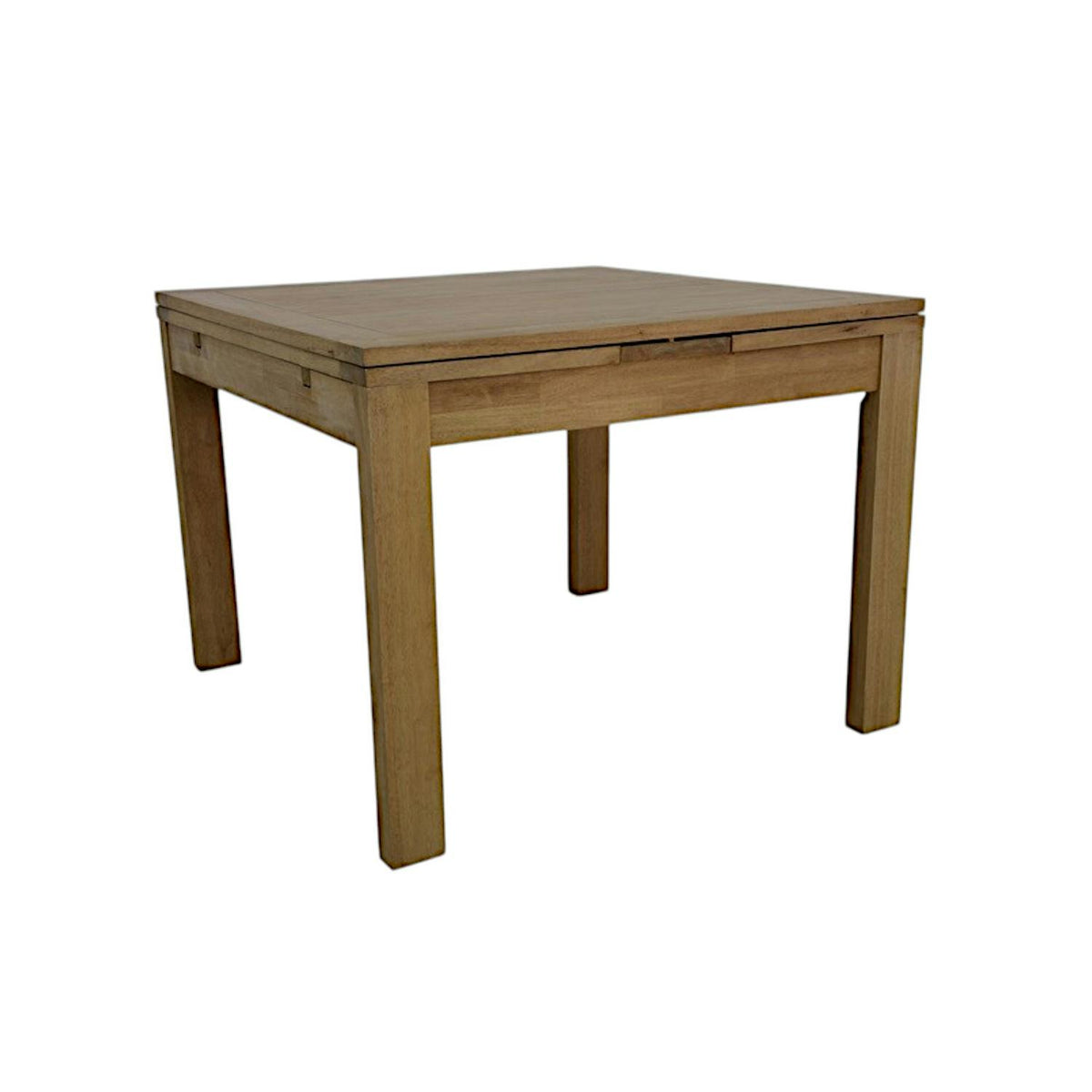Table de repas Hévéa extensible 100/180x100x76cm OLGA
