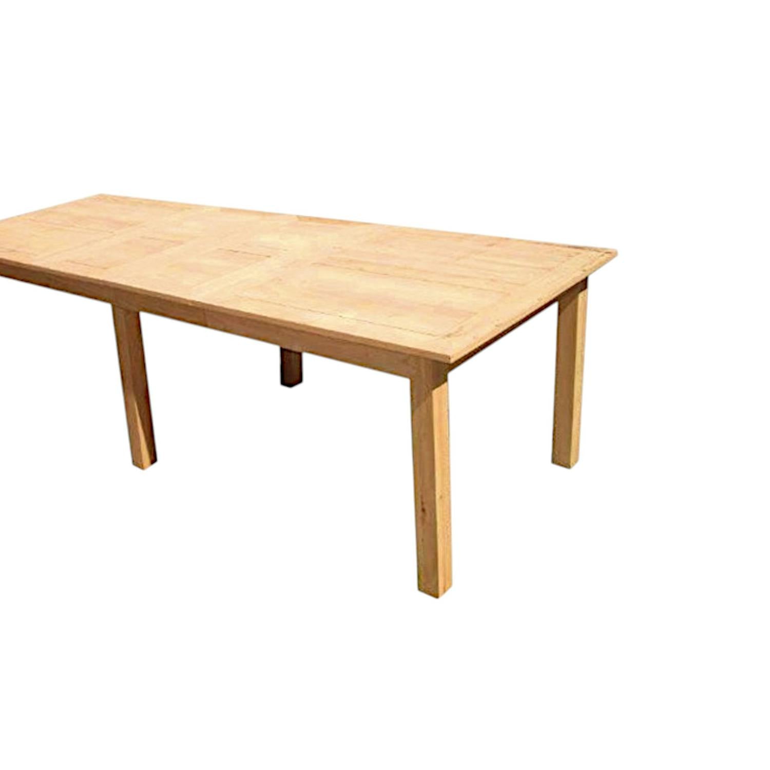 Table à manger en bois massif - Style traditionnel