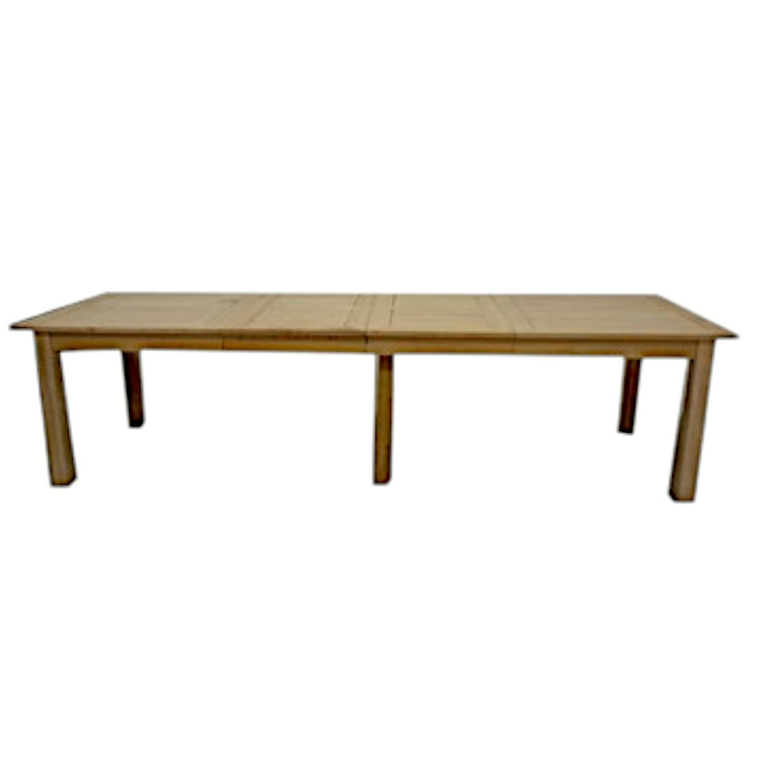 Table de repas Hévéa extensible 180/240/300x100x76cm TRADITION