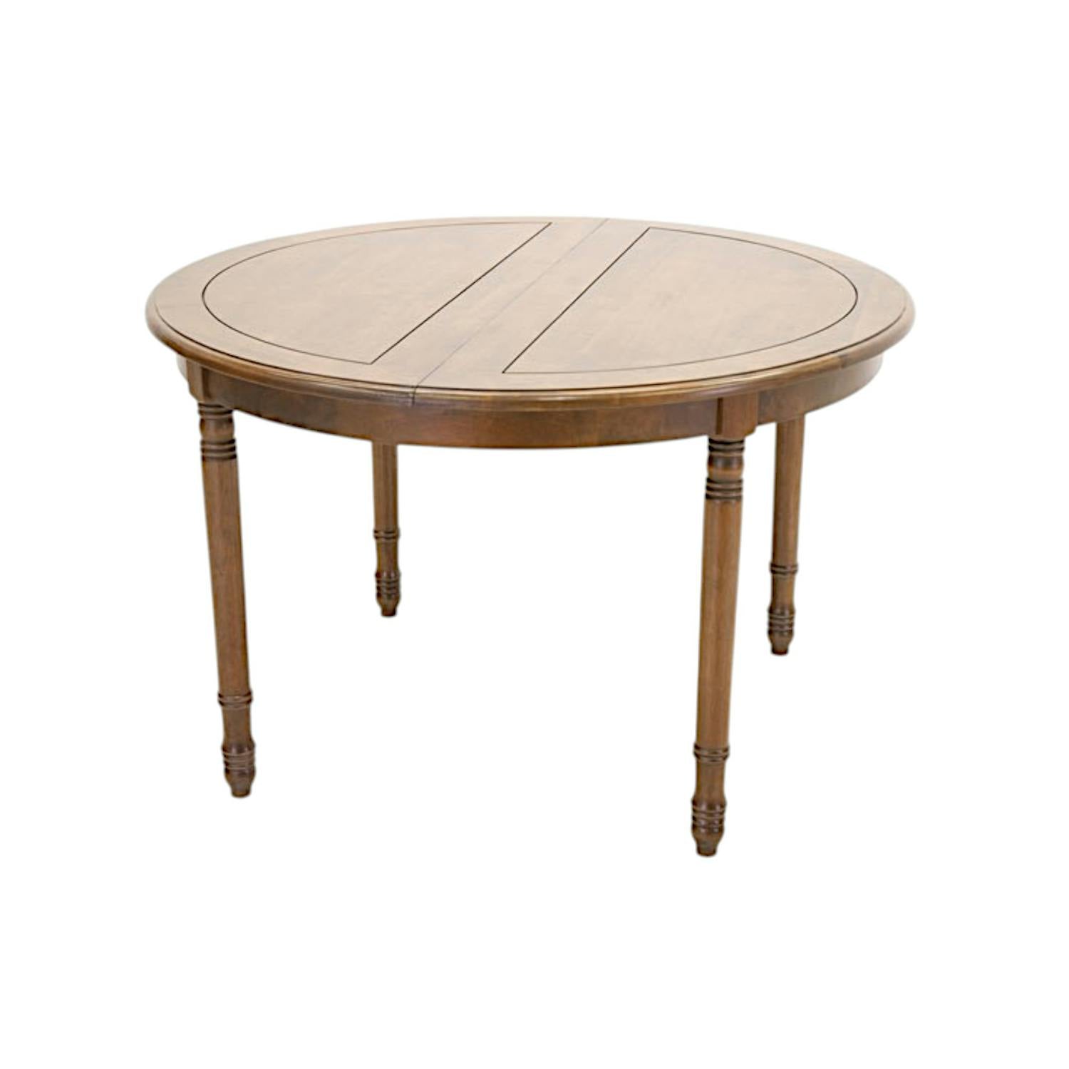 Table de repas Hévéa extensible D120x76cm /160x120x76cm TRADITION