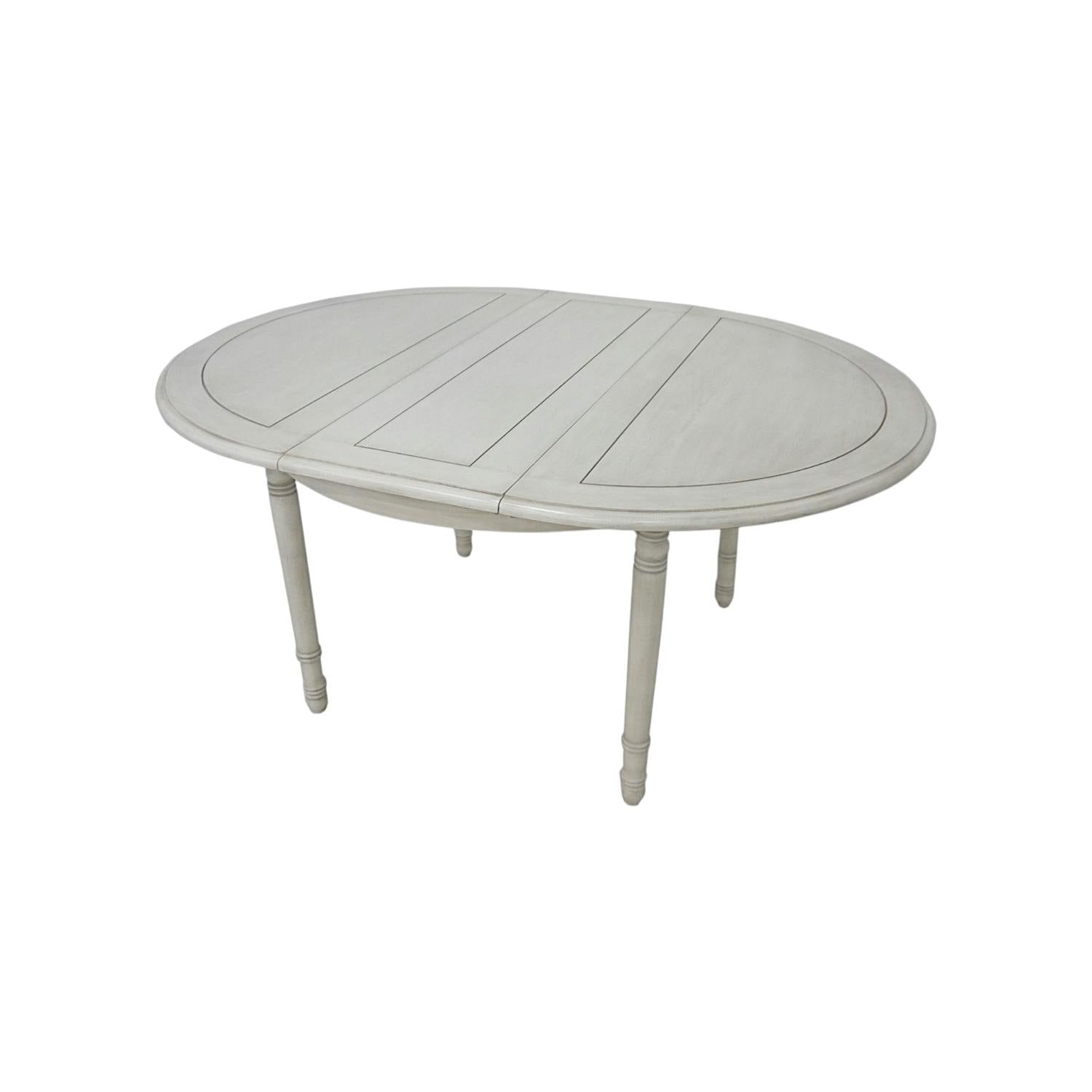 Table de repas Hévéa extensible D120x76cm /160x120x76cm TRADITION